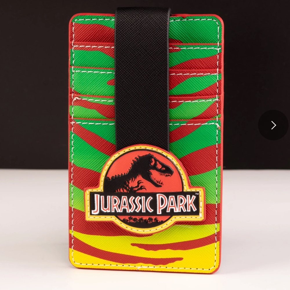 Loungefly Universal Jurassic Park 30th Anniversary Life Finds A Way Cardholder